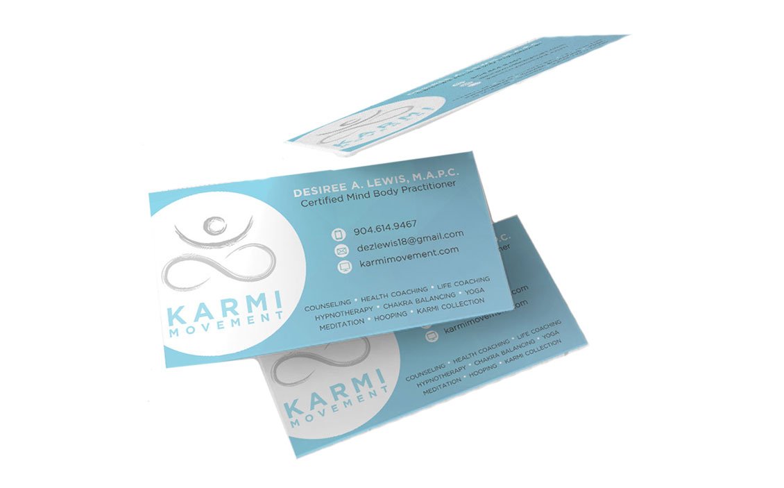 business cards for mind body practitioner